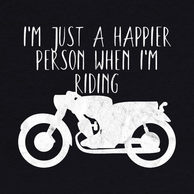 Motorcycle happier person riding by maxcode